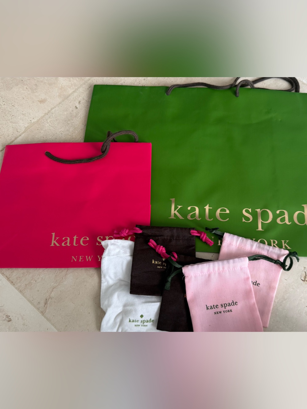Kate Spade Gift Bags with Assorted Pouches